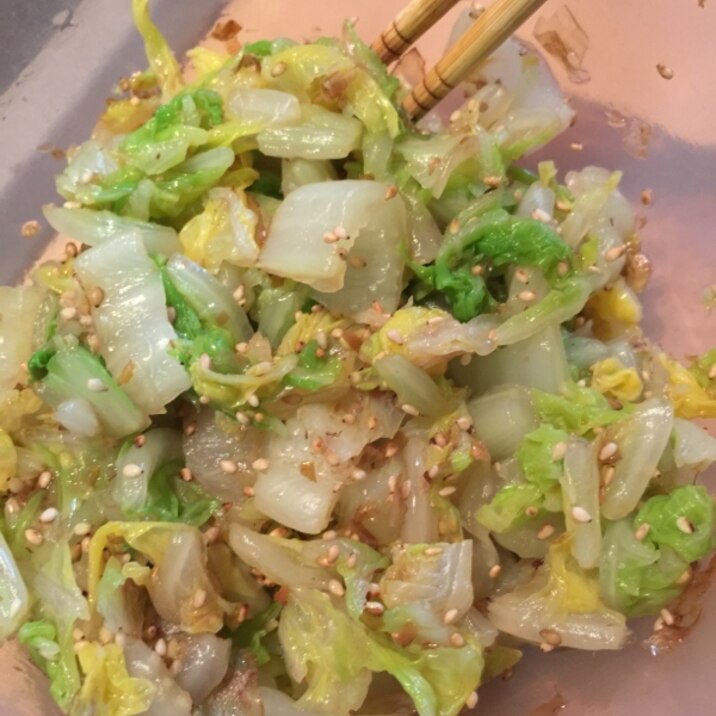 白菜と鰹節のあっさりごま和え レシピ 作り方 By こたなれ 楽天レシピ
